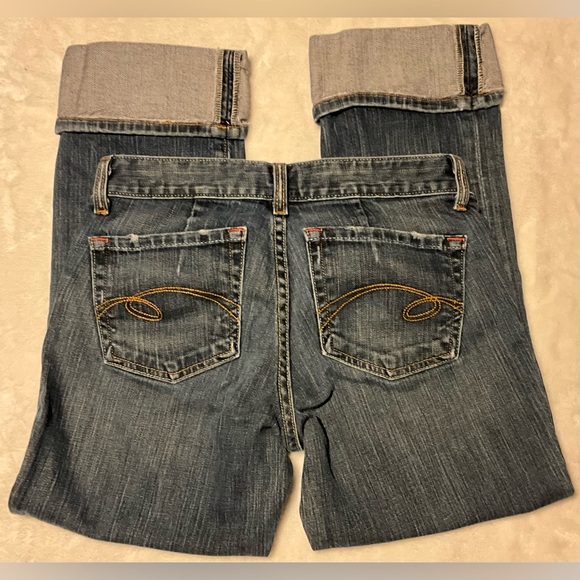 ARDEN B Cropped Cuffed Jeans in Size 2 AB095SD2 in Ink. RN# 78749 - Picture 2 of 3